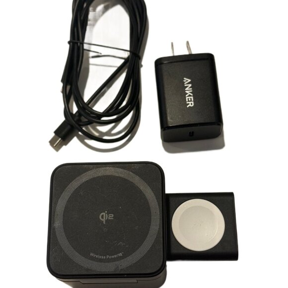 Anker 3-in-1 Cube Magnetic Charging Station Qi2 Charging+ 40W Charger for Apple - Picture 4 of 8